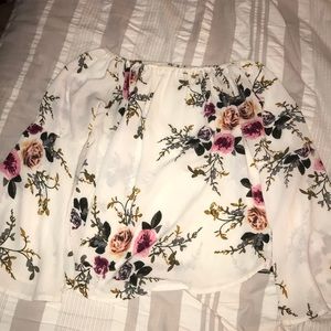 Off the shoulder blouse